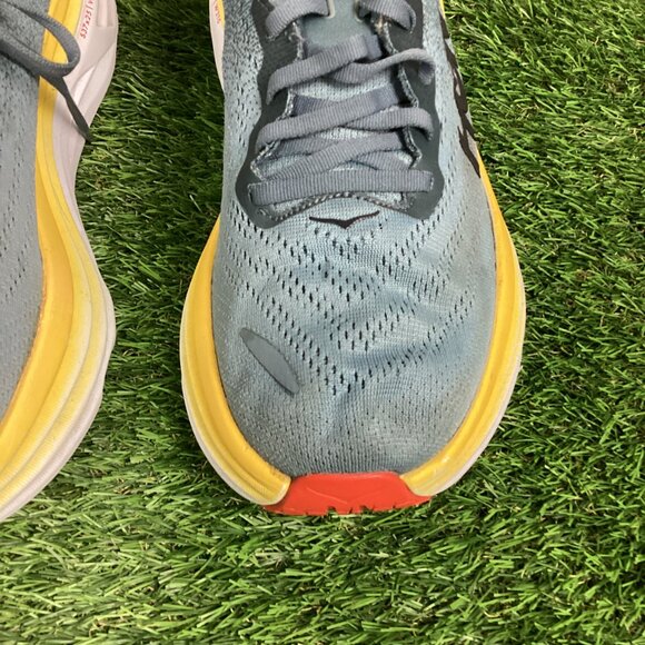 Hoka One One Blue Athletic Sneaker Shoe 9.5D - Picture 4 of 13